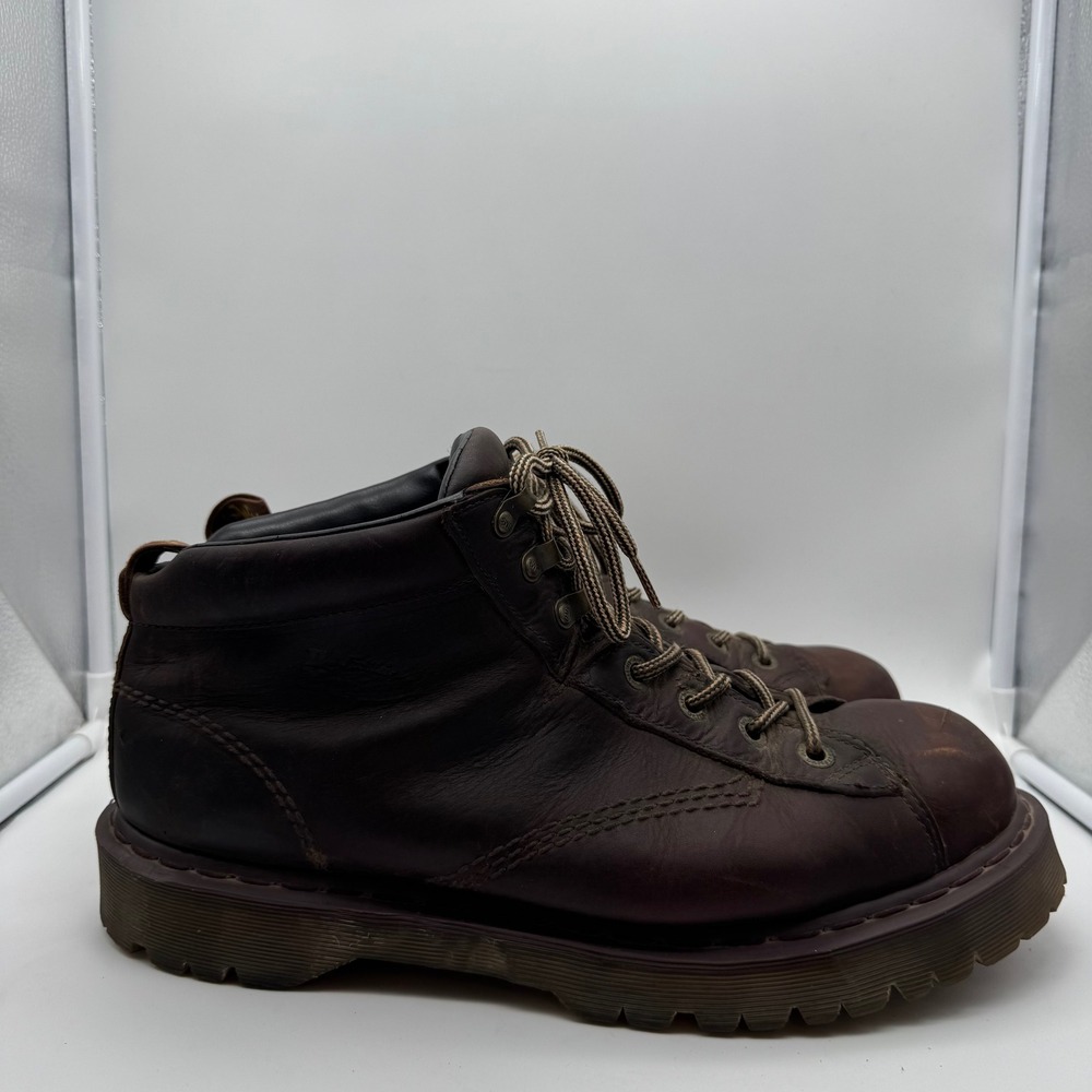 Dr. Martens 8287 Dark Brown Leather Monkey Boots Mens Size 15 US UK 14‎ Lug Sole